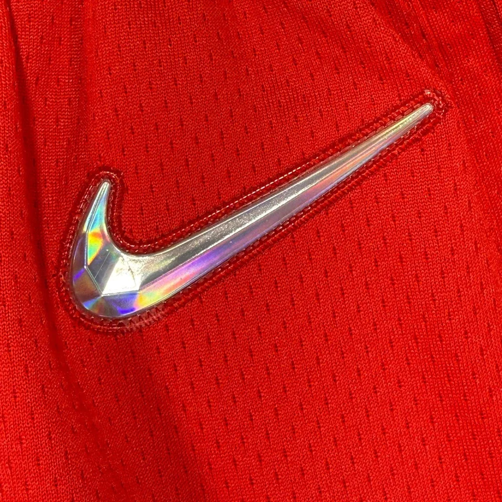 Nike Chicago Bulls NBA 75th Anniversary Shorts Mens Small Red Dri-FIT Engineered